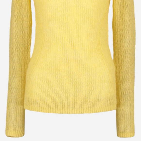 NWT Vanessabruno Wool Jotaro Sweater, Anise Yellow - Picture 3 of 5